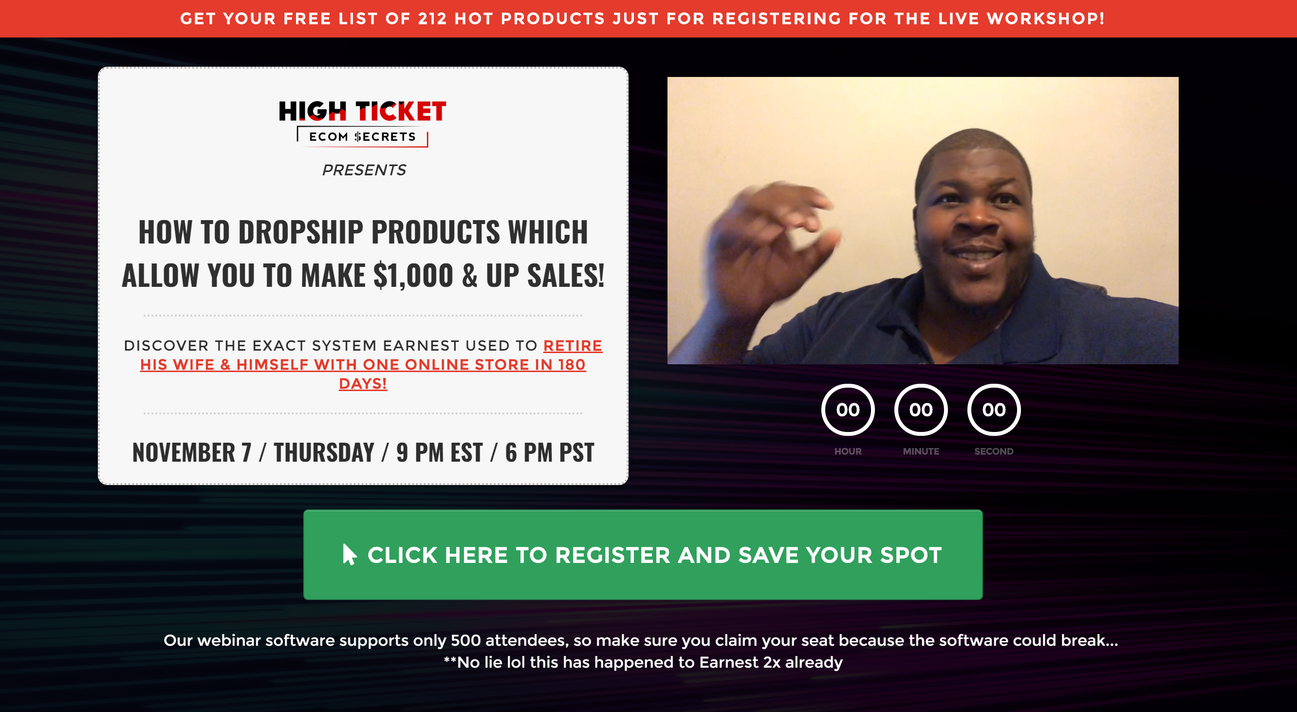 Earnest Epps High ticket dropshipping how to do high ticket dropshipping