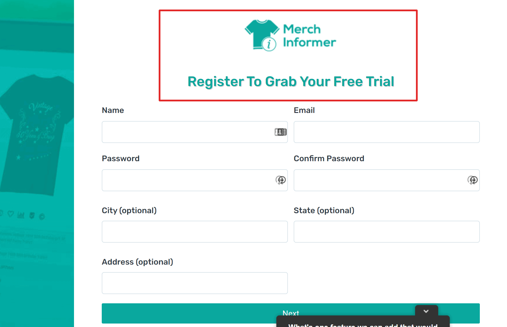 Merch Informer Free Trial