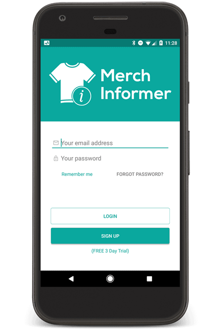 Merch Informer Mobile App