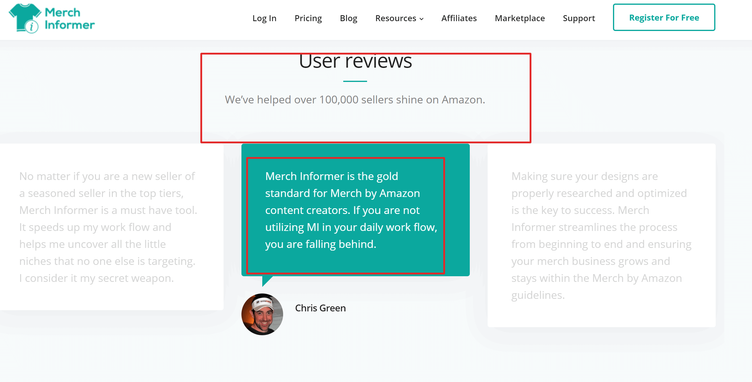Merch Informer reviews online