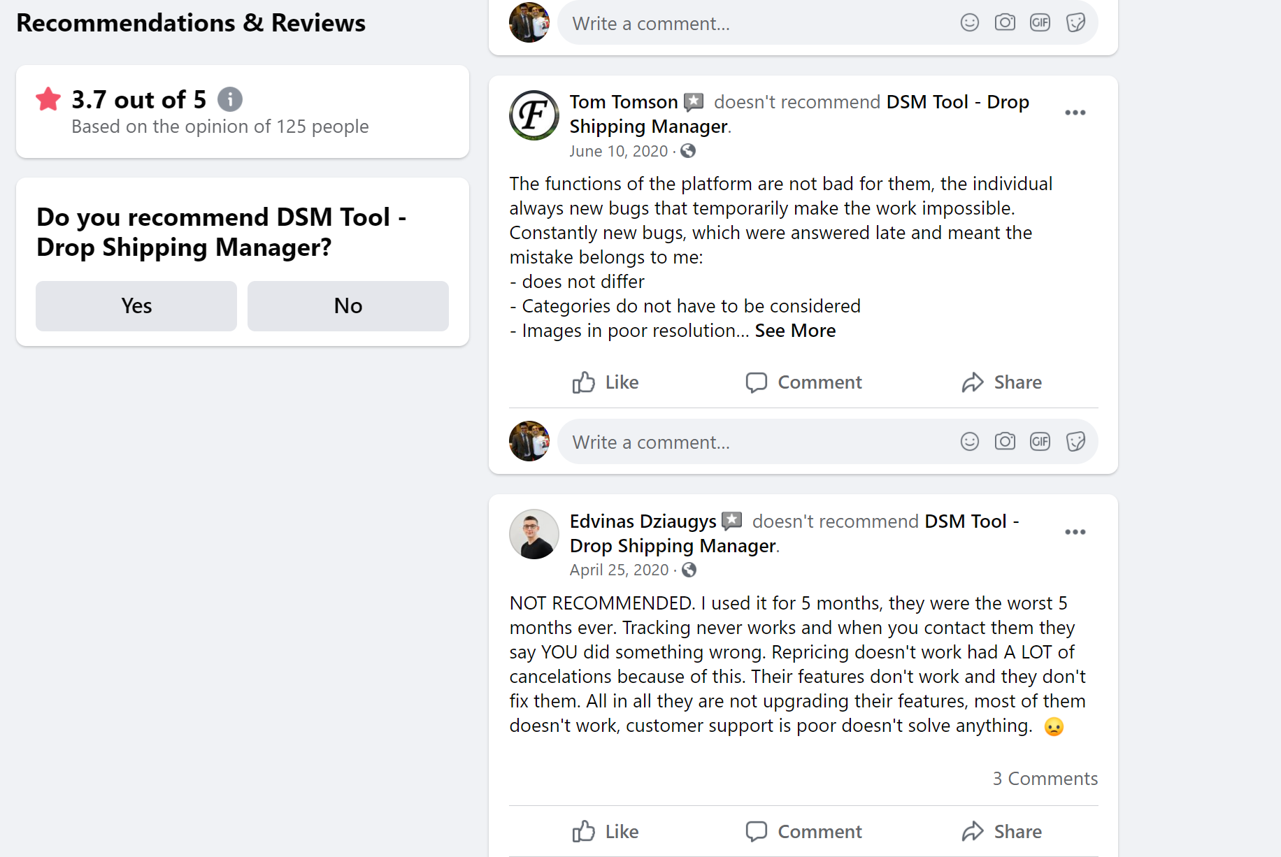 DSM tool dropshipping tool reviews
