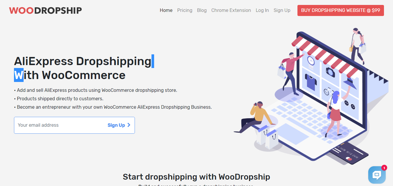 WooDropship or AliDropship plugin
